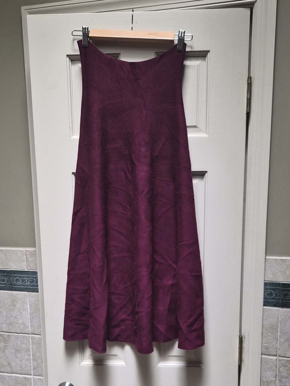 Women's Plum A-Line Skirt